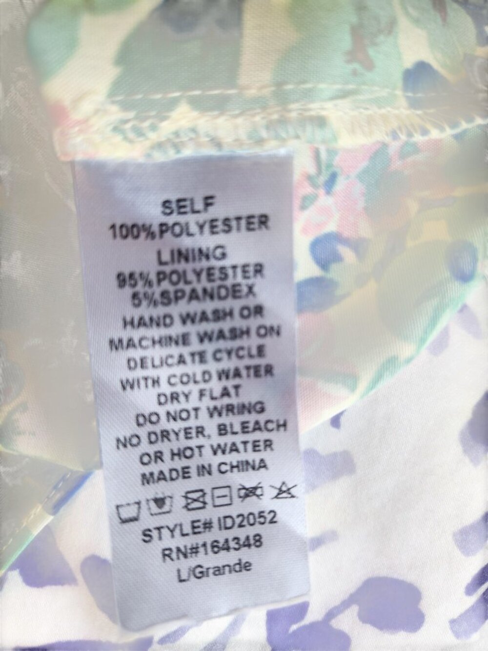 🌼 First Love Dress Size Large NWT | Floral Smocked Babydoll Mini - Picture 12 of 12